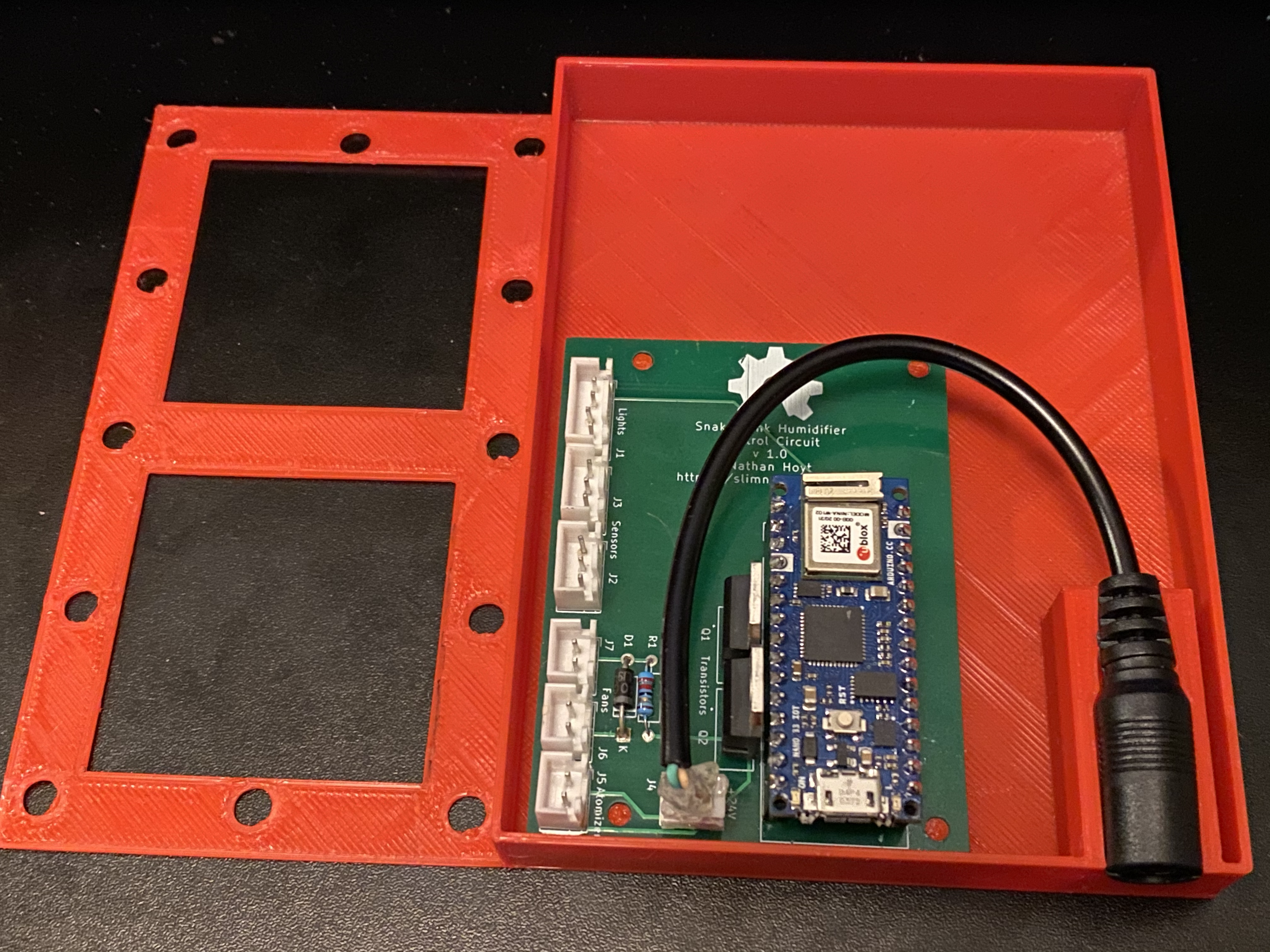 Final assembled electronics open